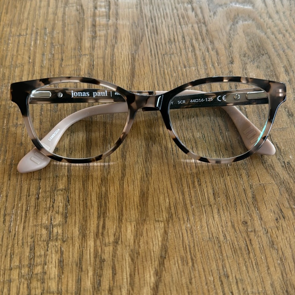 Adorable Jonas Paul tortoise print child glasses